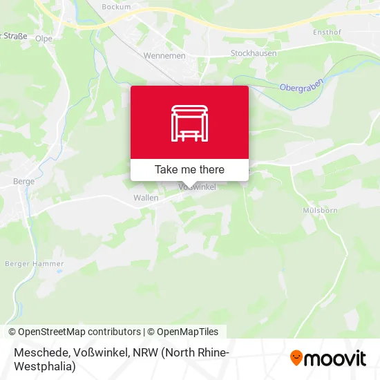 Карта Meschede, Voßwinkel