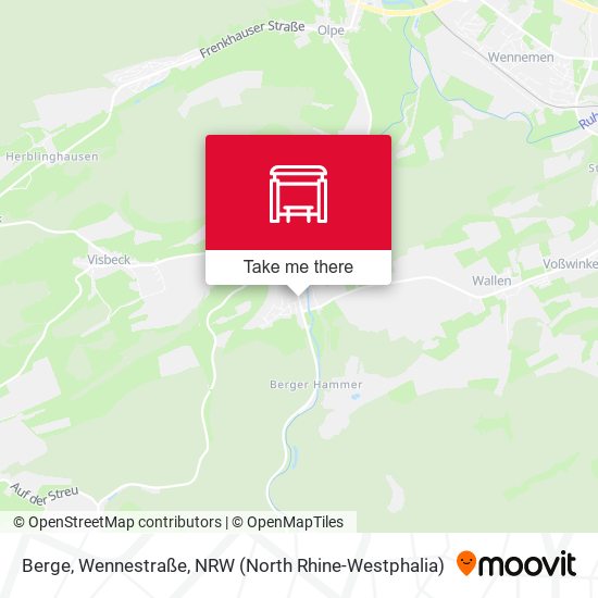 Berge, Wennestraße map