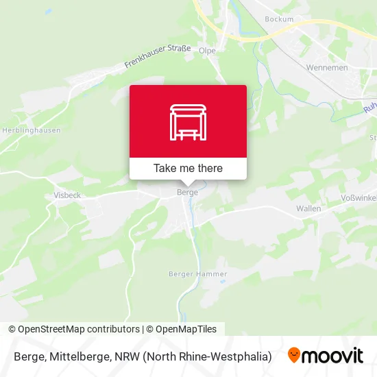 Карта Berge, Mittelberge