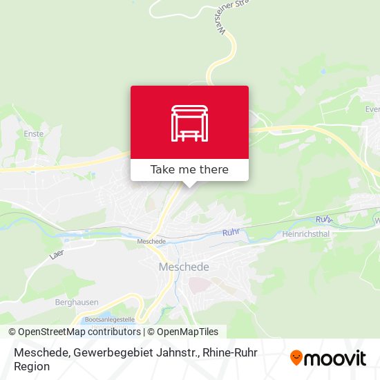 Meschede, Gewerbegebiet Jahnstr. map