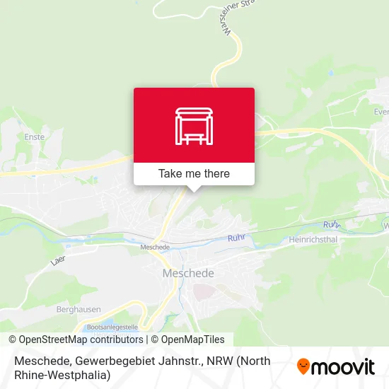 Meschede, Gewerbegebiet Jahnstr. map