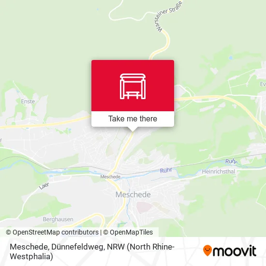 Карта Meschede, Dünnefeldweg