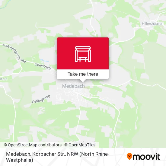 Карта Medebach, Korbacher Str.