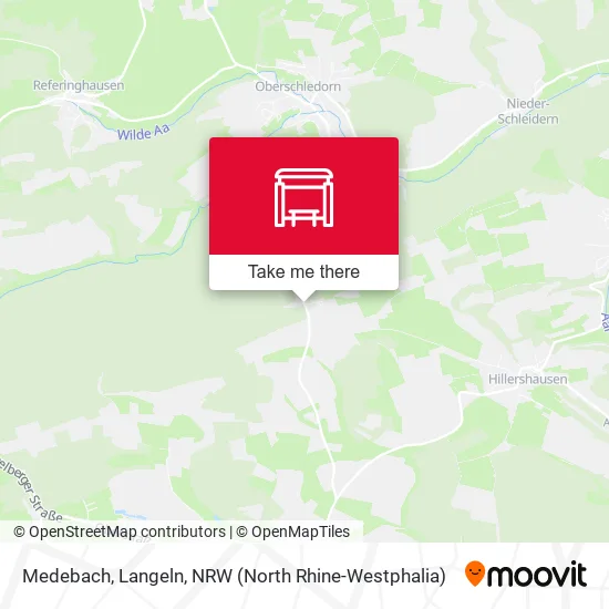 Карта Medebach, Langeln