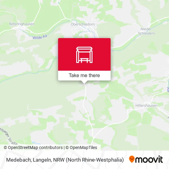 Карта Medebach, Langeln