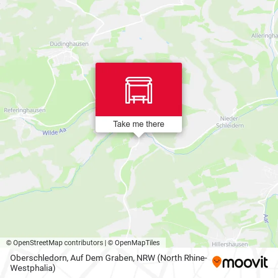 Карта Oberschledorn, Auf Dem Graben