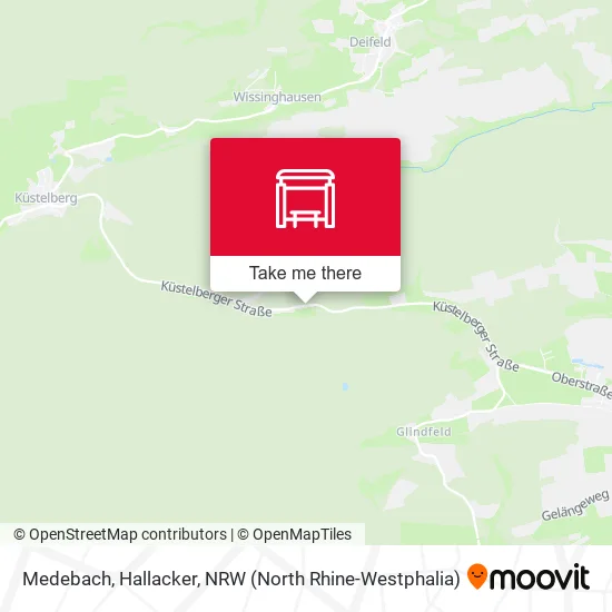 Карта Medebach, Hallacker