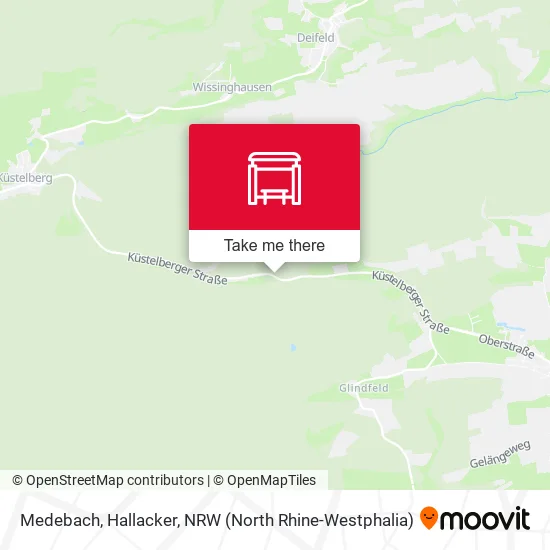 Карта Medebach, Hallacker