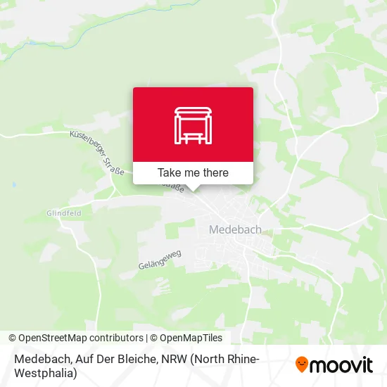 Карта Medebach, Auf Der Bleiche