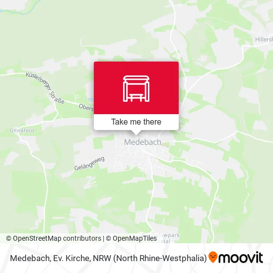 Карта Medebach, Ev. Kirche