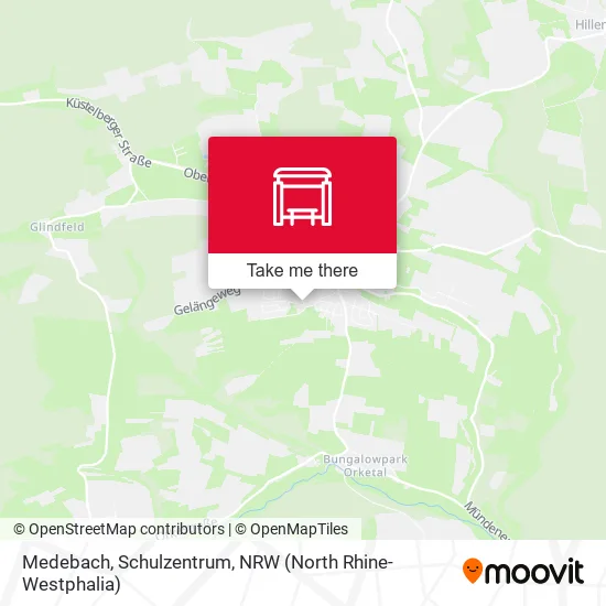 Карта Medebach, Schulzentrum