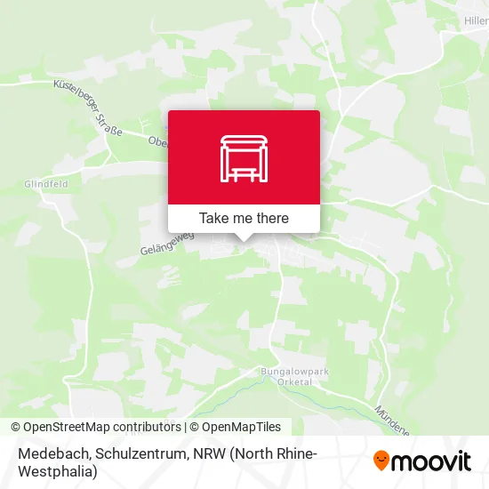 Карта Medebach, Schulzentrum