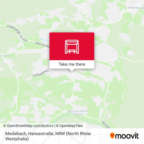 Карта Medebach, Hansestraße