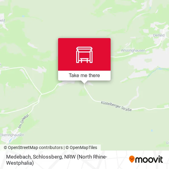 Карта Medebach, Schlossberg