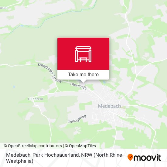 Medebach, Park Hochsauerland map