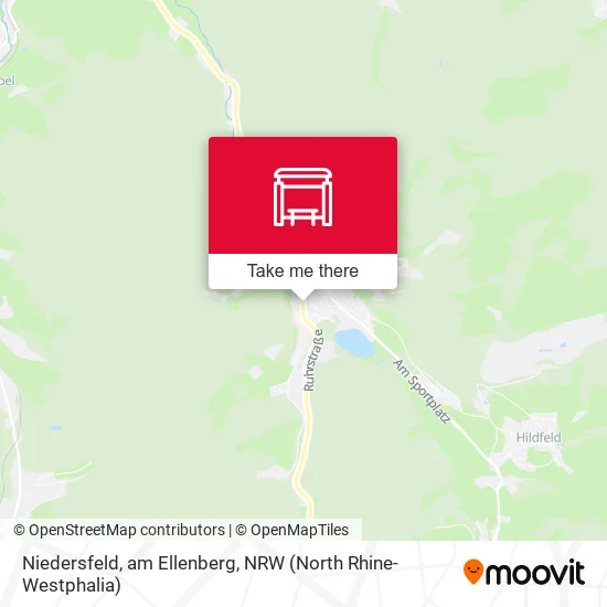 Карта Niedersfeld, am Ellenberg