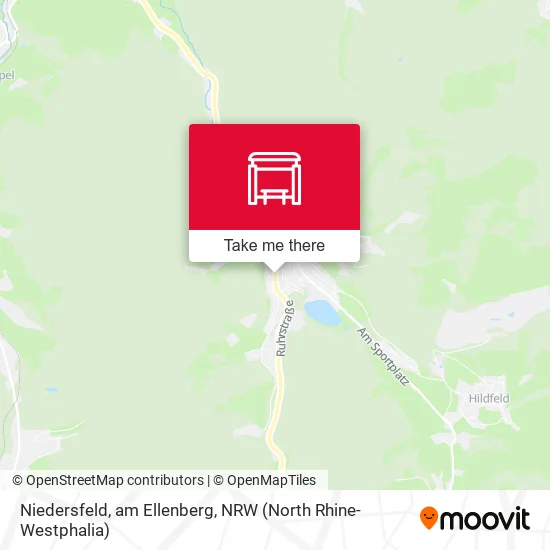 Карта Niedersfeld, am Ellenberg