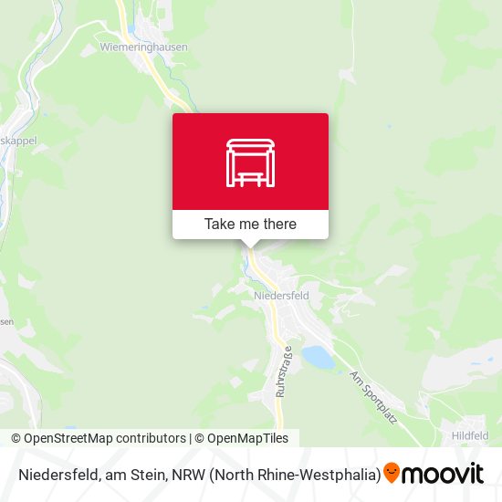 Карта Niedersfeld, am Stein