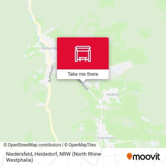 Niedersfeld, Heidedorf map