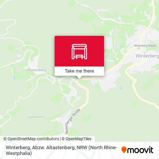 Winterberg, Abzw. Altastenberg map
