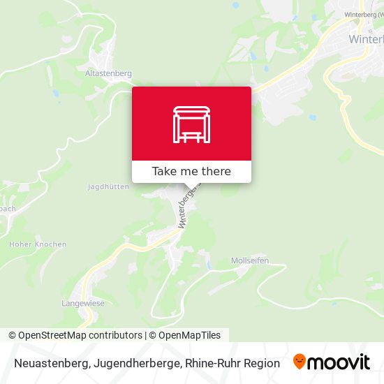 Карта Neuastenberg, Jugendherberge
