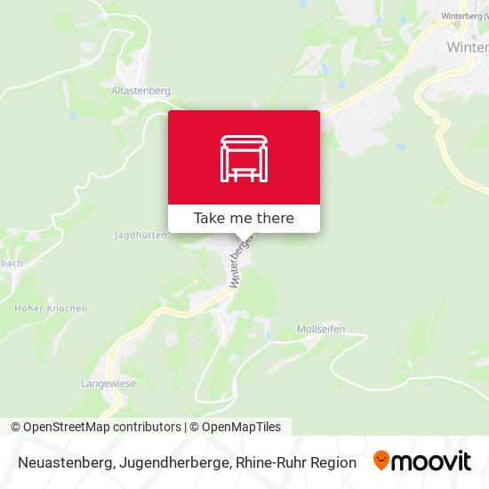 Карта Neuastenberg, Jugendherberge