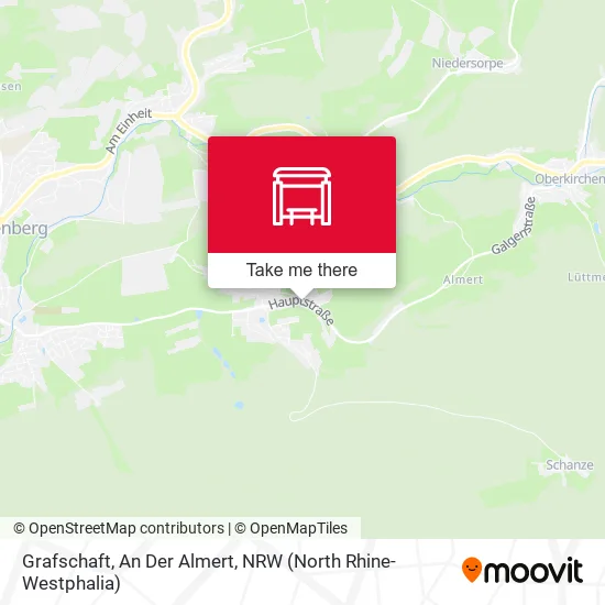 Карта Grafschaft, An Der Almert