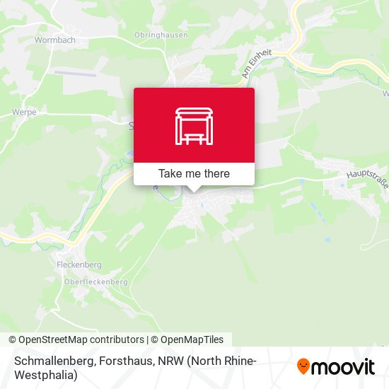 Schmallenberg, Forsthaus map