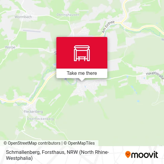 Schmallenberg, Forsthaus map