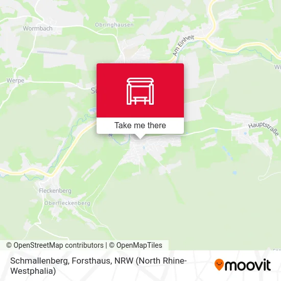 Schmallenberg, Forsthaus map