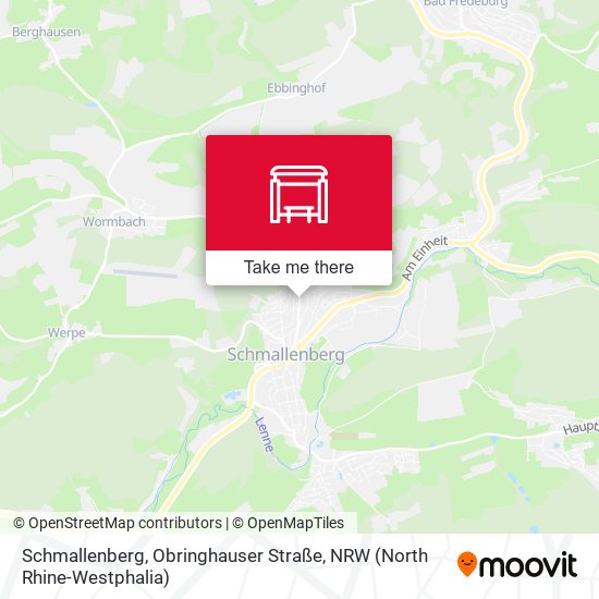 Schmallenberg, Obringhauser Straße map