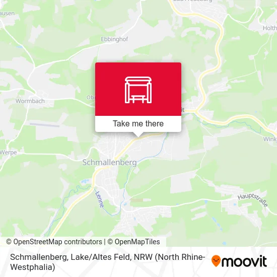 Schmallenberg, Lake/Altes Feld map
