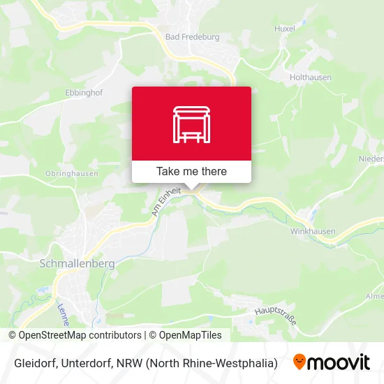 Gleidorf, Unterdorf map