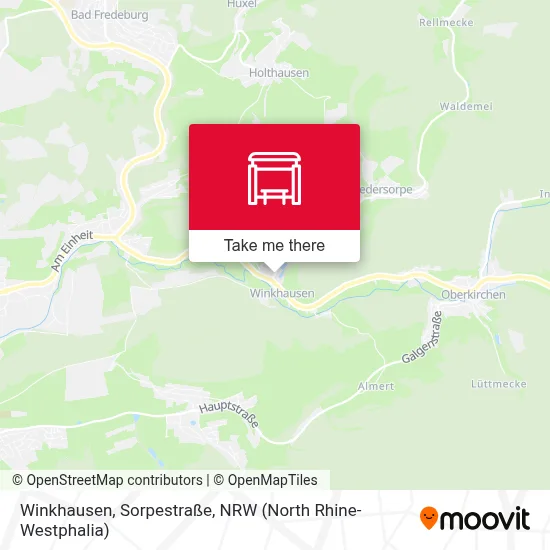 Winkhausen, Sorpestraße map