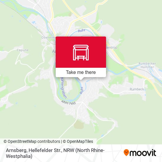 Карта Arnsberg, Hellefelder Str.