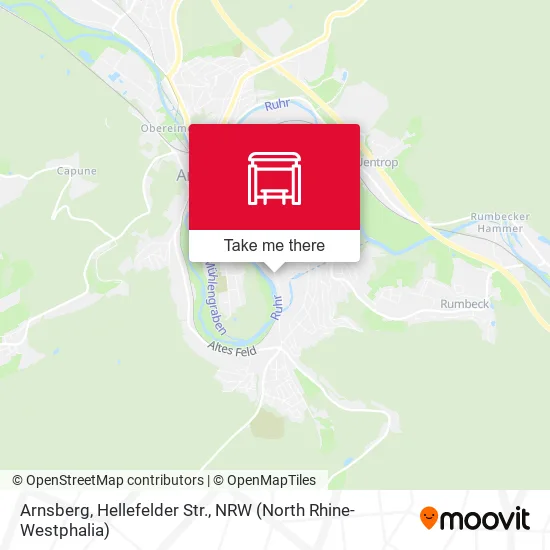 Карта Arnsberg, Hellefelder Str.