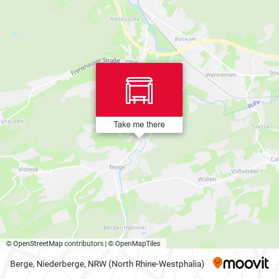 Карта Berge, Niederberge
