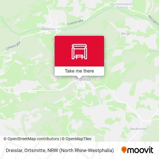 Карта Dreislar, Ortsmitte