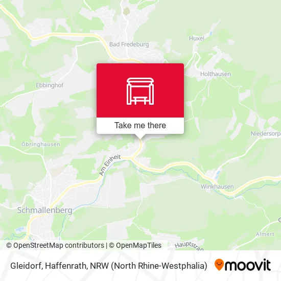 Карта Gleidorf, Haffenrath