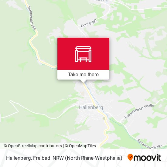 Карта Hallenberg, Freibad