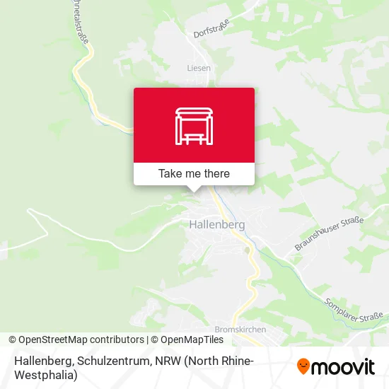 Карта Hallenberg, Schulzentrum