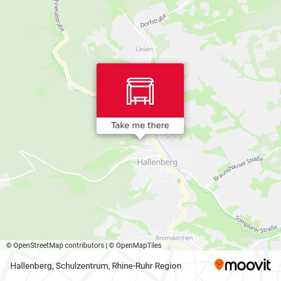 Карта Hallenberg, Schulzentrum