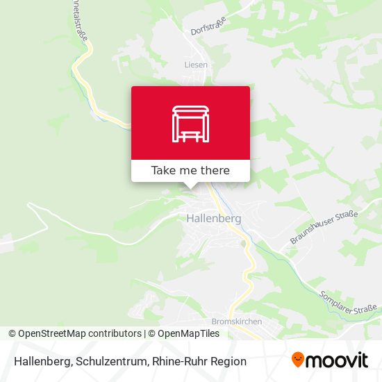 Hallenberg, Schulzentrum map