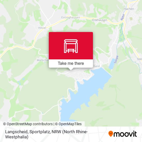 Langscheid, Sportplatz map