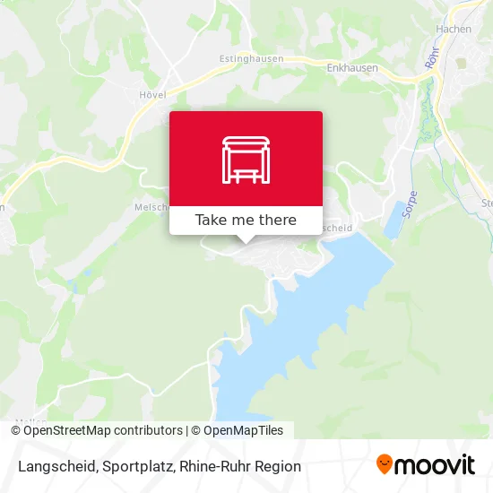 Карта Langscheid, Sportplatz