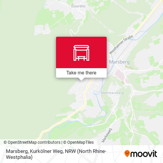 Marsberg, Kurkölner Weg map
