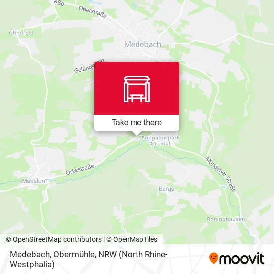 Карта Medebach, Obermühle