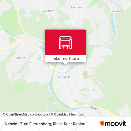 Neheim, Zum Fürstenberg map