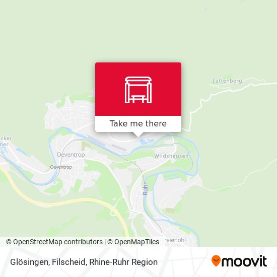 Glösingen, Filscheid map