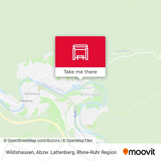 Wildshausen, Abzw. Lattenberg map